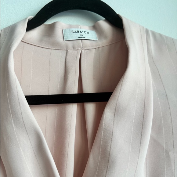 Aritzia Light Pink Long Sleeve Blouse - Picture 2 of 3